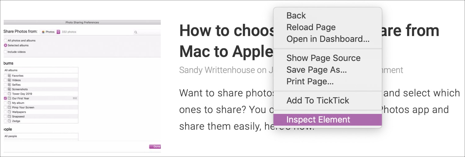 ispect tool for mac
